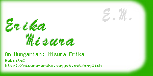 erika misura business card